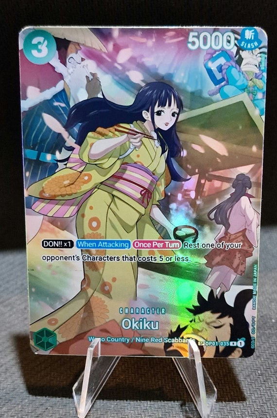 One Piece Proxy Card Holo - Okiku OP01-035 Special Character OP07