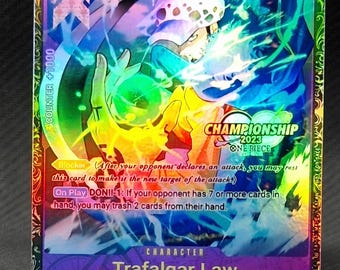 One Piece Proxy Card Holo - Trafalgar Law ST10-010 Championship