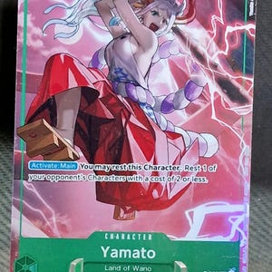 One Piece-Proxykarte Holo – Yamato P-008 Character Sealed Asia Special Prize für die Standard Battle ENG-Version im November 2022