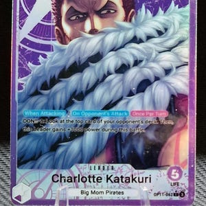 One Piece Proxy Card Leader Holo – Charlotte Katakuri OP11-062 Alt Art