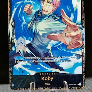 One Piece-Proxykarte Holo – Koby OP02-098 Character Flagship Battle 2023 Top 8 Eng-Version
