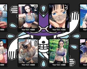 One Piece DON!! - Custom card - Handmade - Nico Robin set
