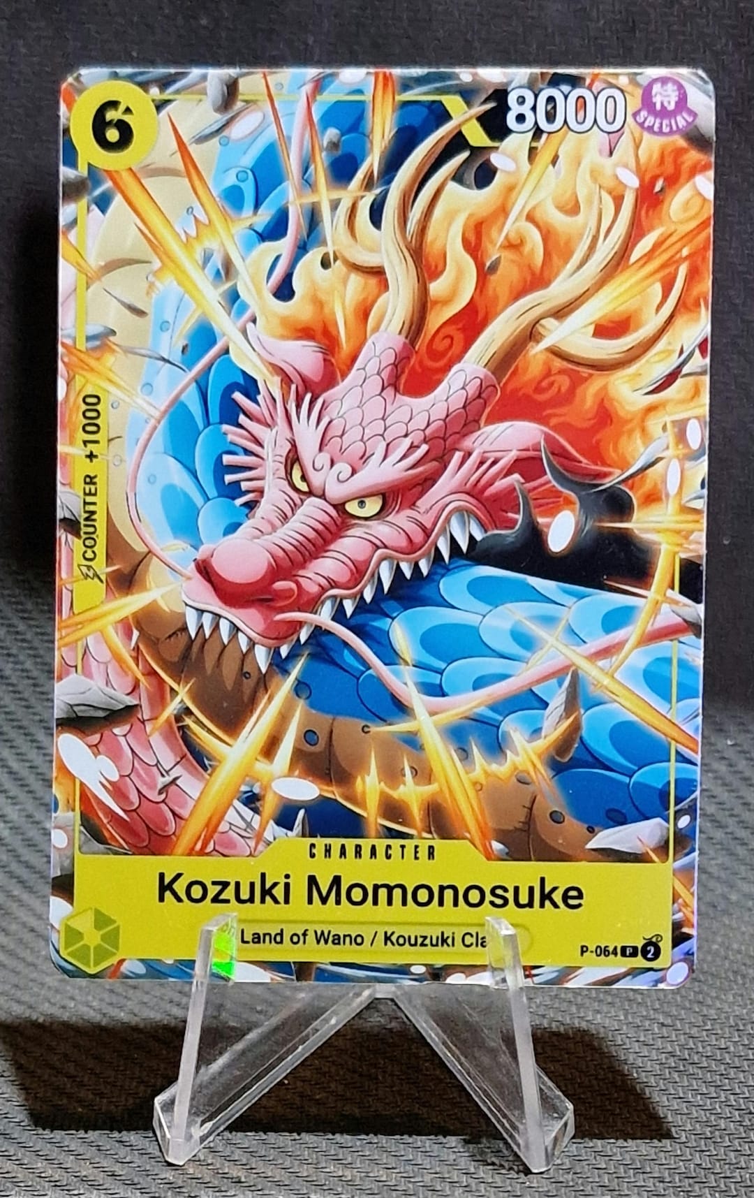 One Piece Proxy Card Holo - Kouzuki Momonosuke P-064