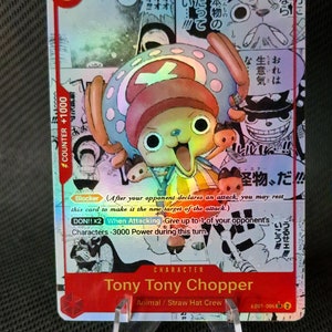 One Piece personnage manga art carte personnalisée proxy Tony Tony Chopper EB 01