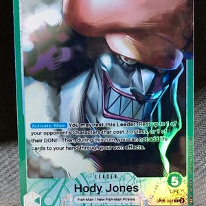 One Piece-Proxykarte Holo – Hody Jones Leader OP06-020 Alt Art
