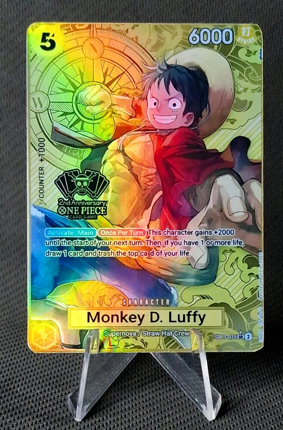 One Piece Proxy Card Holo - Monkey D. Luffy ST13-015 Character