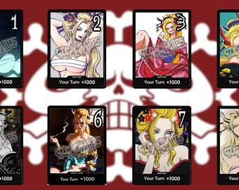 One Piece DON!! - Custom card - Handmade - Black Maria set