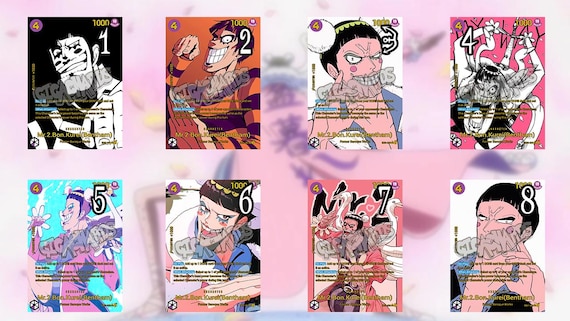One Piece Character Custom Card Trading Mr.2.bon.kurei(bentham) EB01-061  Proxy - Etsy