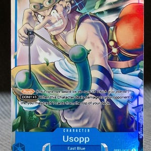 One Piece Proxy-Karte Holo – Usopp OP03-041 Charakter Mighty Enemies Pillar of Strength ENG-Version