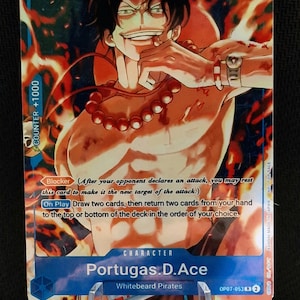 One Piece-Proxy-Karte Holo – Portgas. D. Ace OP07-053 Charakter Standard Battle Pack Vol.8