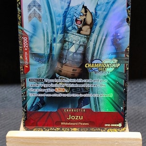 One Piece-Ersatzkarte Holo – Jozu OP02-008 Championship 2023 Regionals Top 64 Gewinner Nebenveranstaltung
