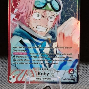 Carte proxy One Piece, Leader holographique - Coby OP11-001, Alt Art