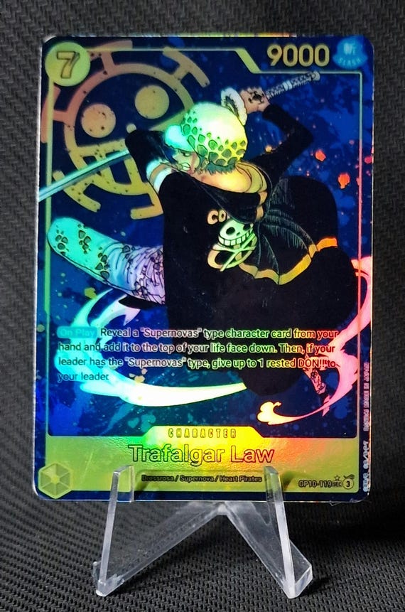 One Piece Character Custom Card Proxy Trafalgar Law OP 10-119 SEC