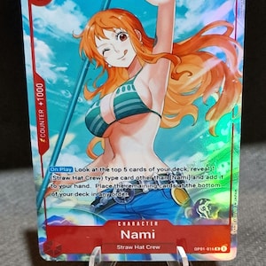 Carte proxy One Piece Holo - Personnage Nami OP01-016