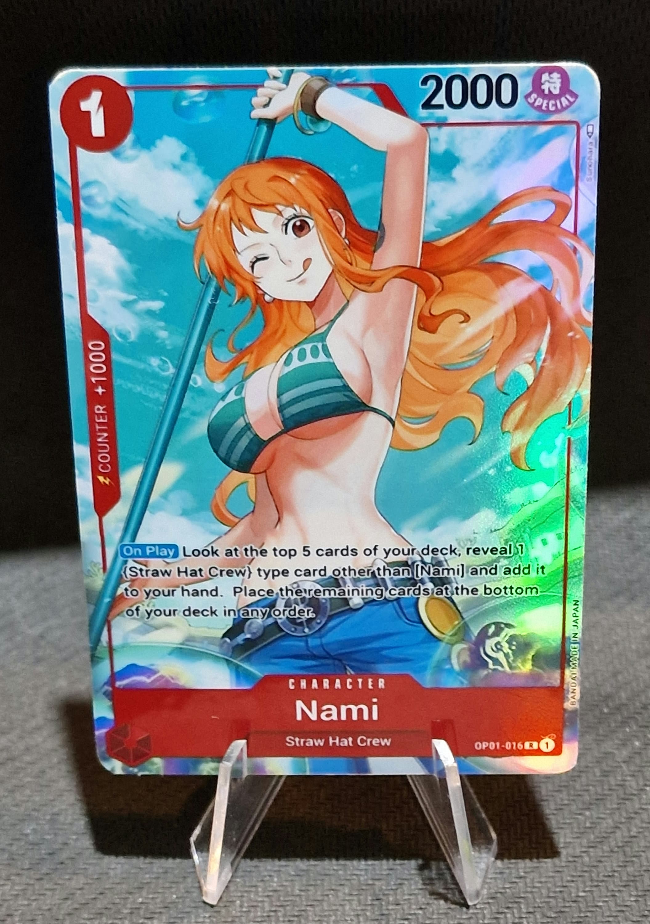 ONE PIECE ナミ バースデーカード One Piece Nami Birthday Card - Etsy