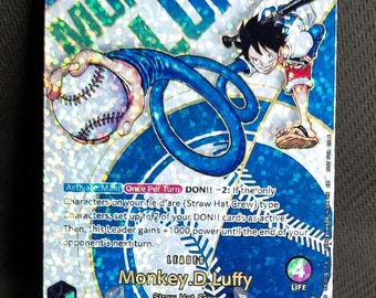 One Piece Proxy Card Holo - Monkey.d.luffy Leader EB02-010 Alt Art