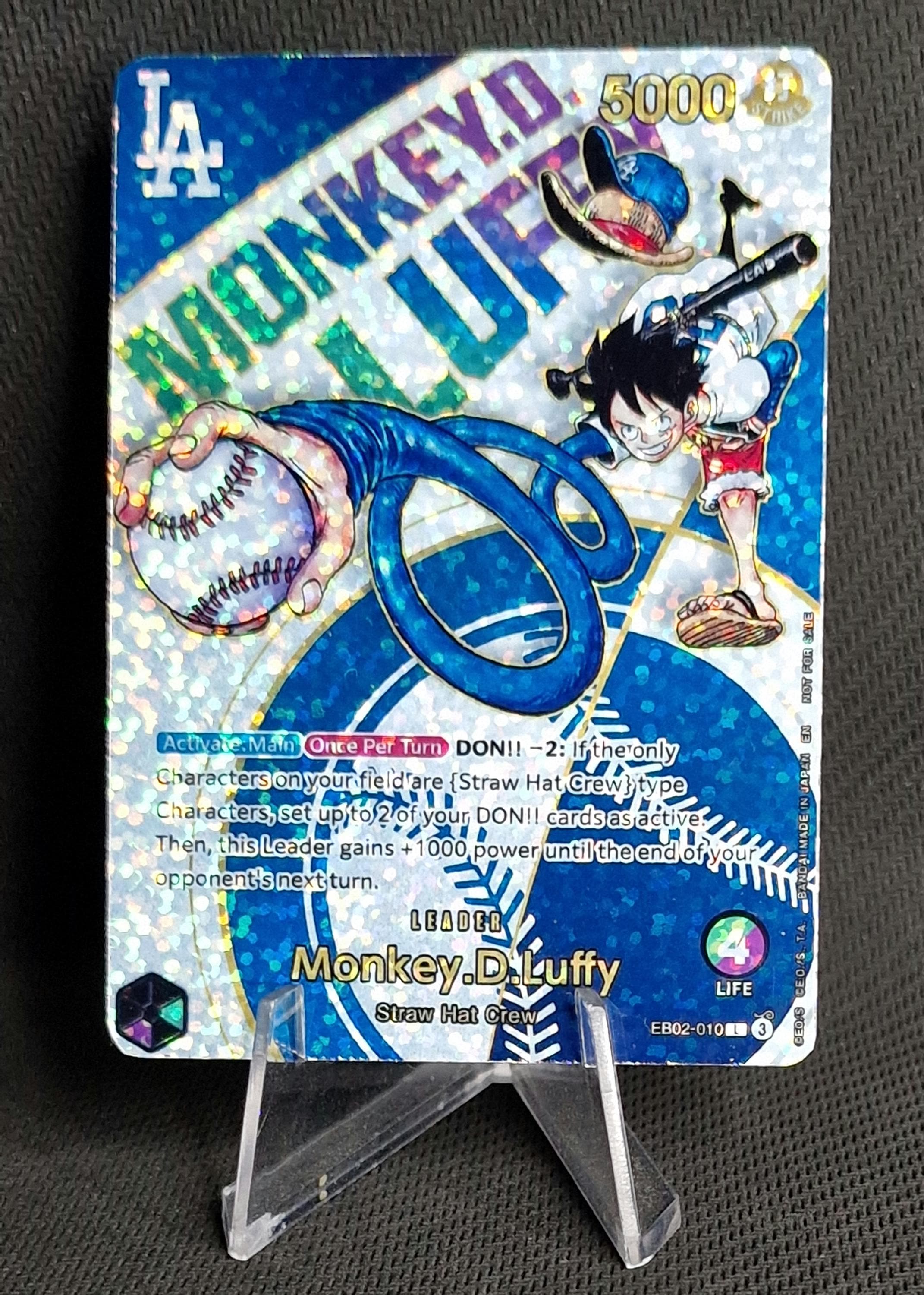 One Piece Proxy Card Holo - Monkey.d.luffy Leader EB02-010 Alt Art