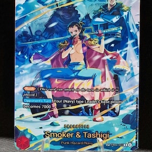 One Piece proxy card Holo - Smoker & Tashigi EB04-003 Special Character