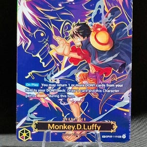 One Piece proxykaart Holo - Monkey.D.Luffy OP09-119 Speciale kunst OP13