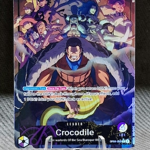 One Piece Proxy-Karte Holo - Crocodile Leader OP04-058 Alt Art