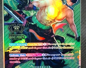 One Piece Proxy Card Holo - Roronoa Zoro OP06-118 Character