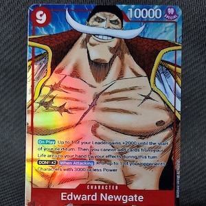 One Piece Proxy-Karte Holo – Edward Newgate OP02-004 Charakter