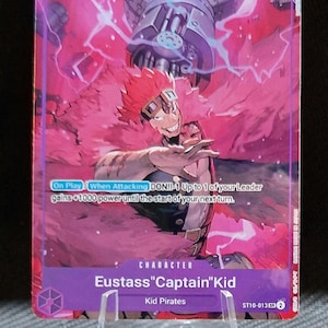 Carte proxy One Piece Holo - Eustass "Captain" Kid ST10-013 Memorial Collection le meilleur