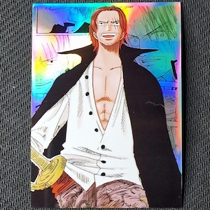 Pochettes holographiques One Piece Manga Art Shanks