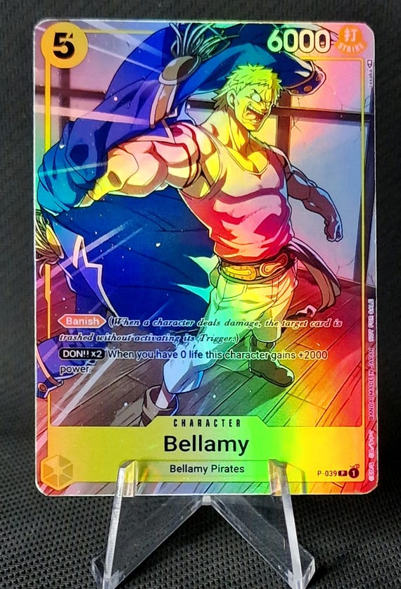 One Piece Proxy Card Holo - Bellamy P-039 Pirates Party Vol 4 ENG Version - Etsy One Piece Proxy Card Holo - Bellamy P-039 Pirates Party Vol 4 ENG Version - Etsy