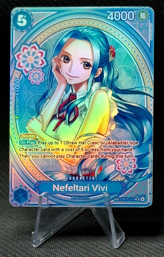 One Piece Proxy Card Holo - Nefeltari Vivi EB03-024 Special Art - Etsy