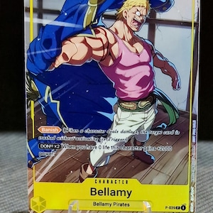 One Piece-Proxykarte Holo – Bellamy P-039 Pirates Party Vol 4 ENG-Version