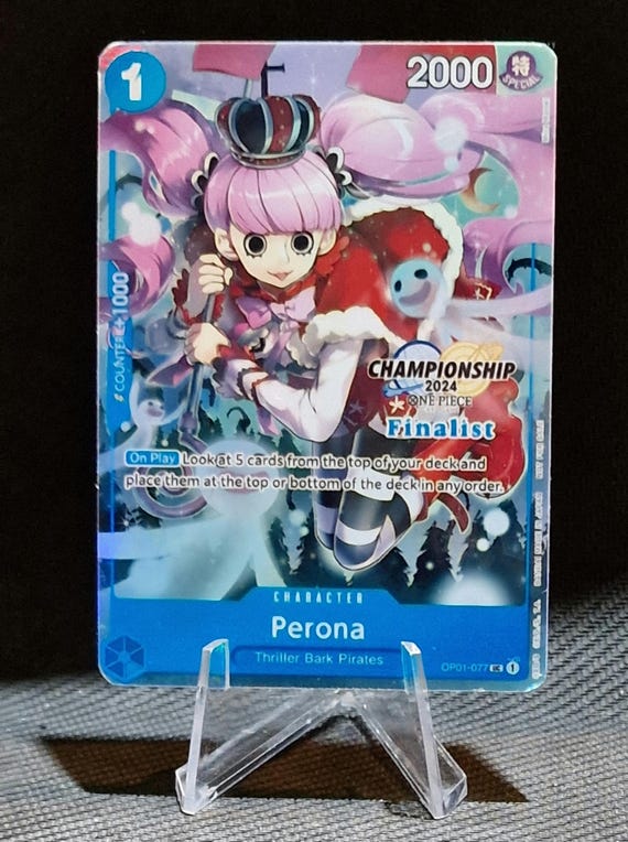 One Piece Proxy Card Holo - Perona OP01-077 Character