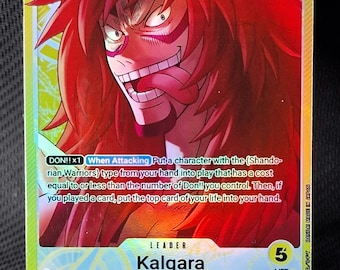 One Piece Proxy Card Holo - Kalgara Leader OP08-098 Classic & Alt Art - Etsy