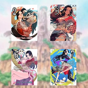 Une pièce DON !! - Carte personnalisée - Fait main - Boa Hancock set full art