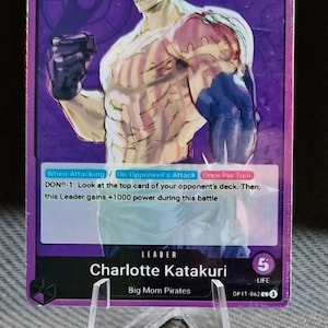 One Piece Proxy-Karte Anführer Holo – Charlotte Katakuri OP11-062