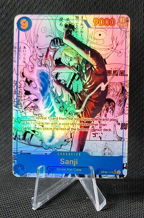 One Piece Character Manga Art Custom Card Proxy Sanji PRB02 OP06