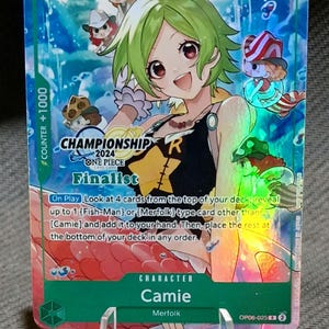 One Piece-Ersatzkarte Holo – Camie OP06-025 Finalist der Meisterschaft 2024