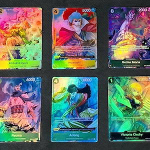 One Piece Proxy-Karte Holo – Kozuki Hiyori Inuarashi Gecko Moria Ryuma Arlong Victoria Cindry – PRB01 Charakter OP06 Set ENG-Version