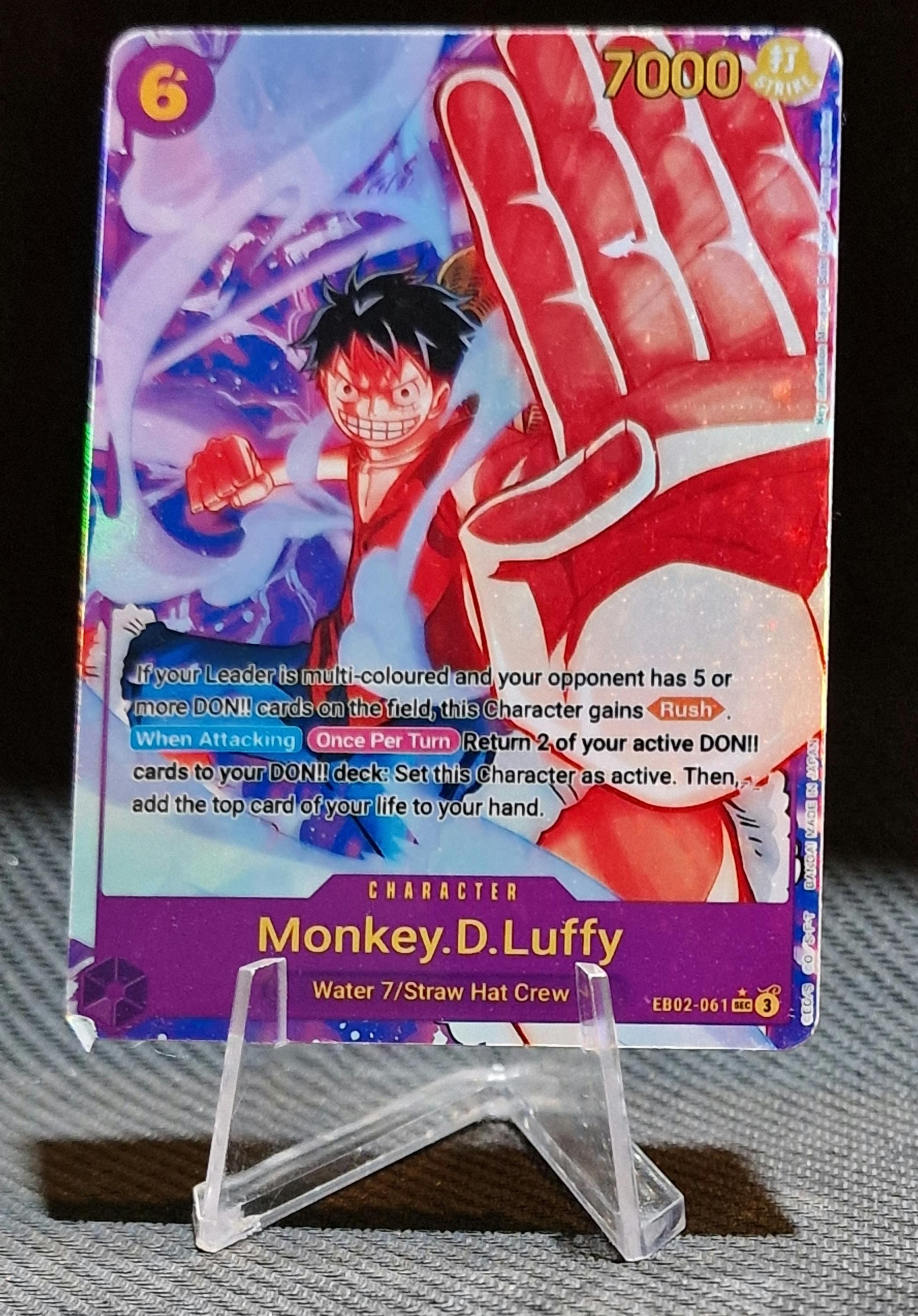 超格安一点 Proxy Piece One Card EB02-061 Monkey.d.luffy - Holo 少年漫画