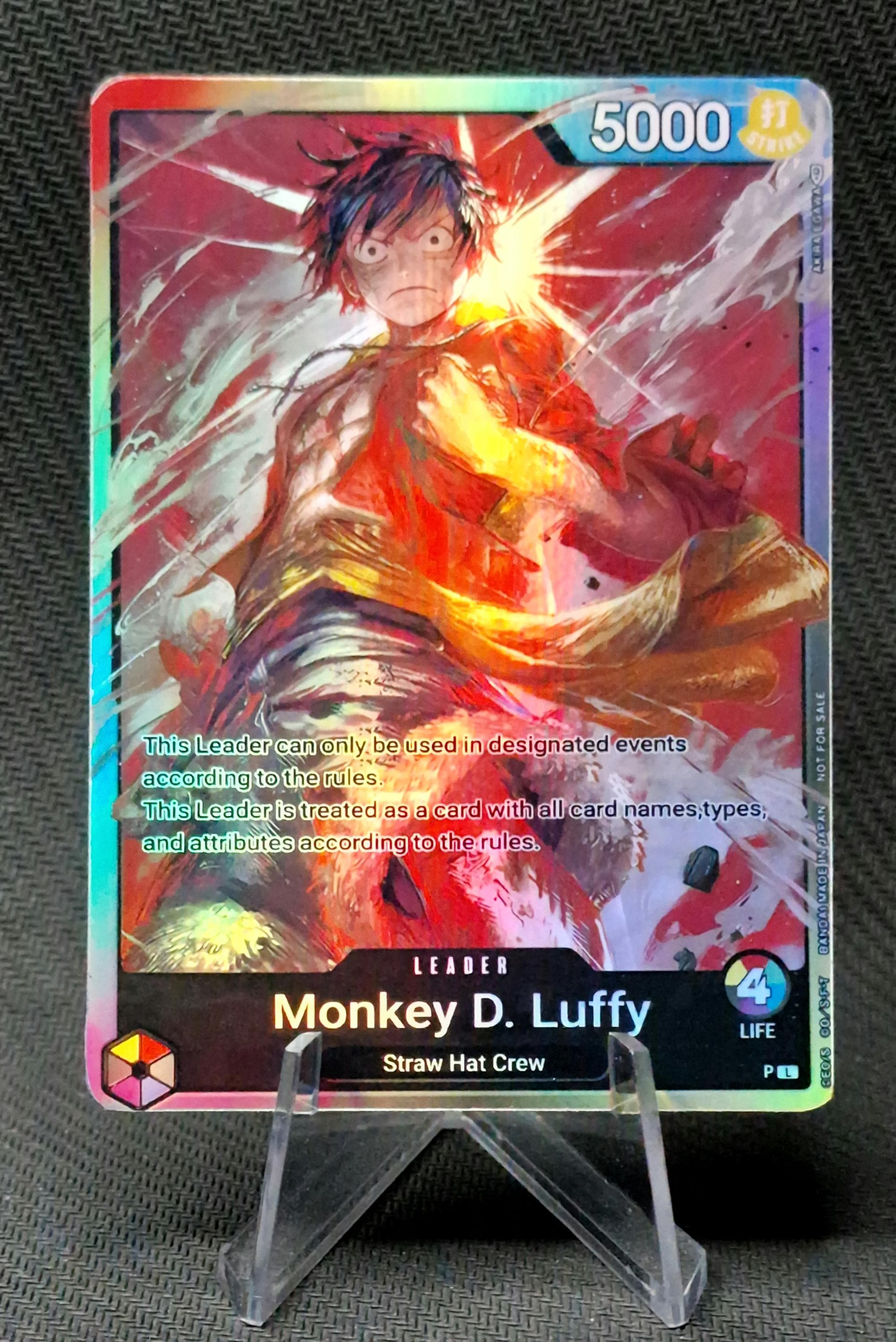 One Piece Proxy Card Holo - Monkey.d.luffy - OP-PR Leader Promo P