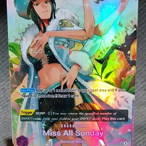 One Piece Proxy-Karte Holo – Miss All Sunday OP04-064 Sondercharakter OP06