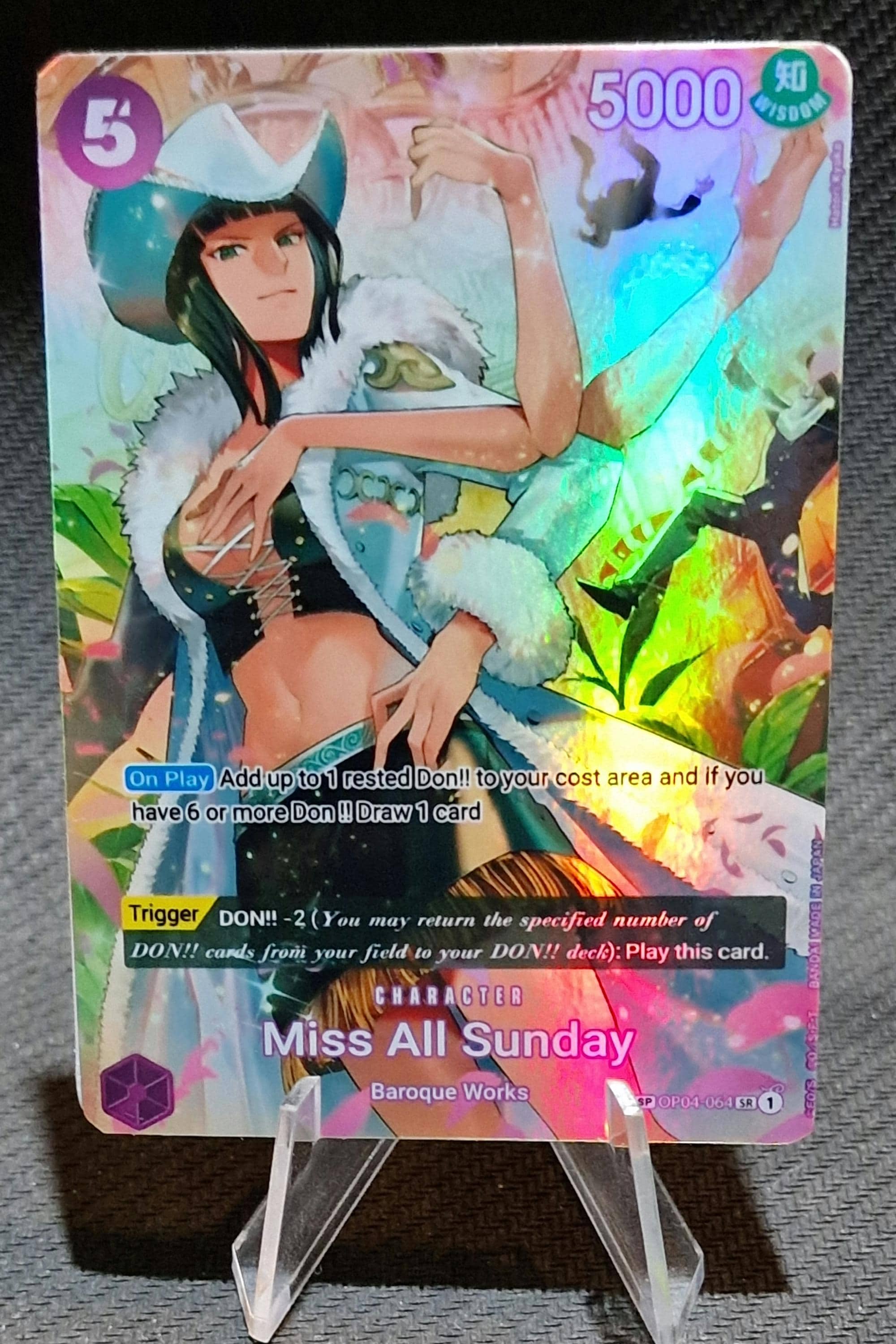 One Piece Proxy Card Holo - Miss All Sunday OP04-064 Special