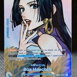 One Piece proxy card Holo - Boa Hancock OP01-078 Special Character OP04