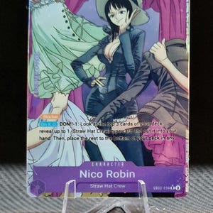 One Piece Proxy Card Holo - Nico Robin EB02-036 Karakter