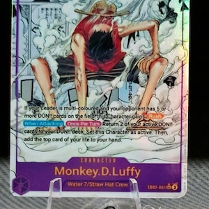 One Piece Charakter Manga Art Custom Karte Proxy Monkey.D.Luffy EB02-061