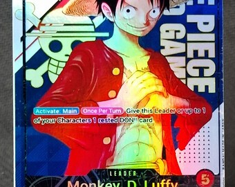 One Piece Proxy Card Holo - Monkey.d.luffy ST01-001