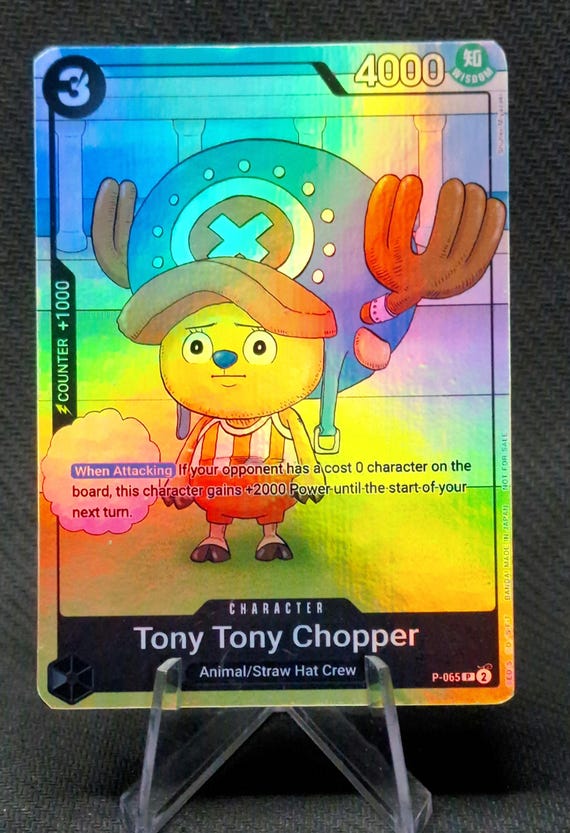One Piece Proxy Card Holo - Tony Tony.chopper P-065 Character
