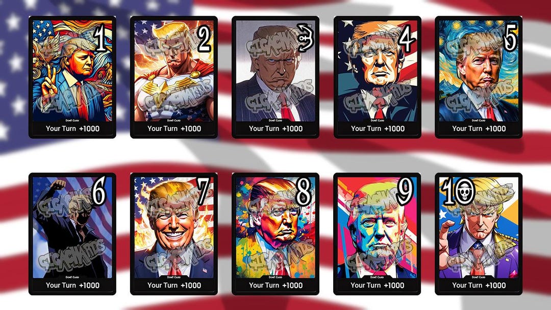 DONALD TRUMP & 45th Président " Colorisé Ike Eisenhower Pièce de