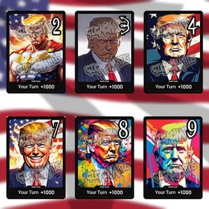 One Piece DON!! - Custom card - Handmade - Donal Trump set American USA president - Full Art