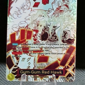 One Piece Proxy-Karte Holo – Gum-Gum Red Hawk OP11-114 Event